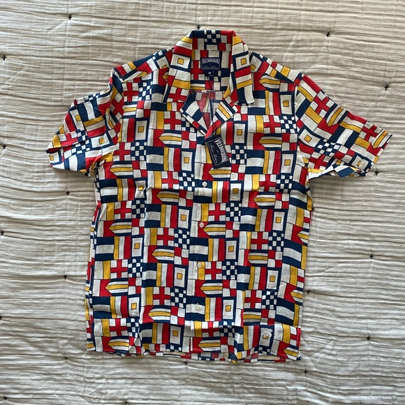 Brooks Brothers Et Vilebrequin Bowling
Shirt in the Mixed Signals Print - Picture 11 of 12